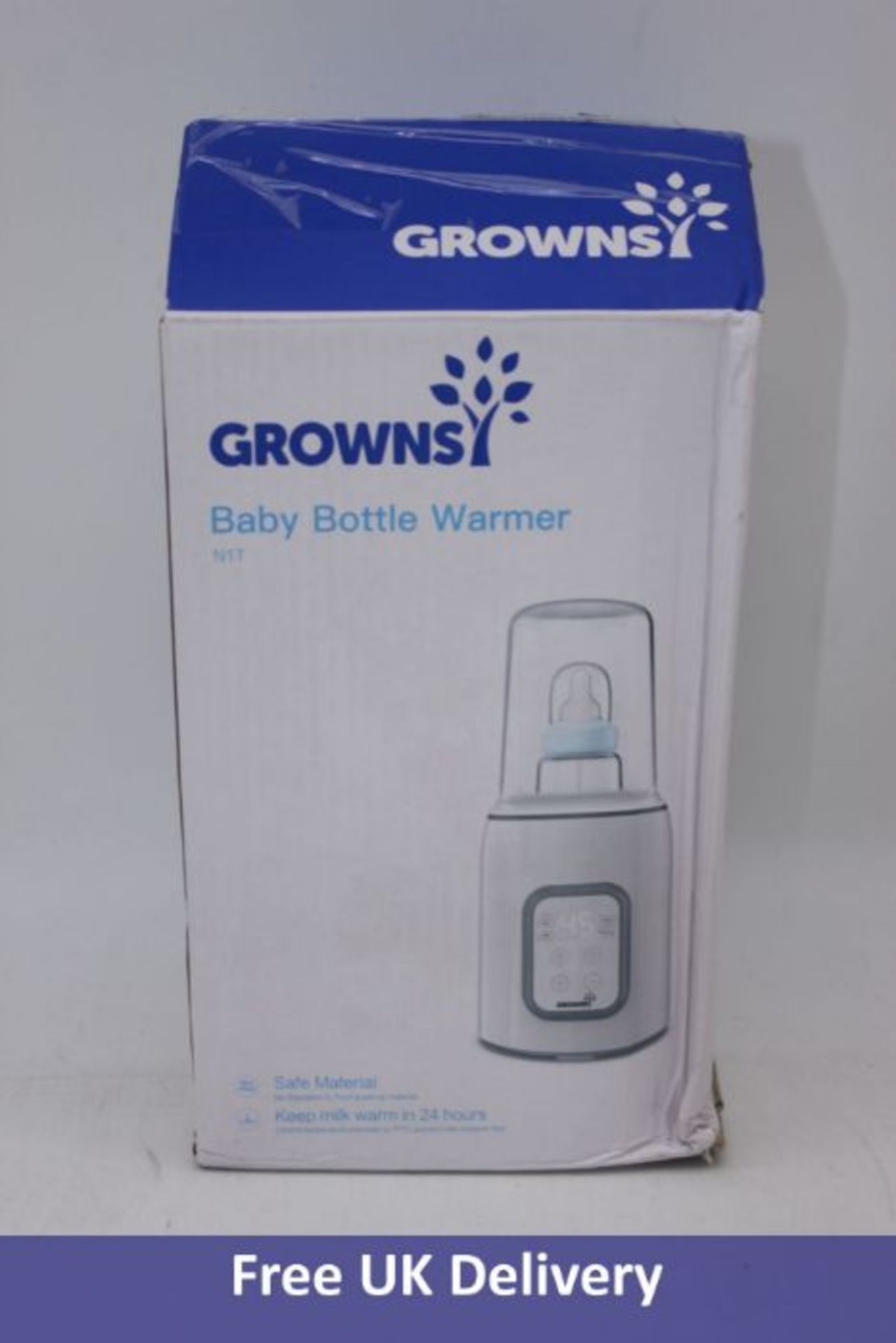 Growns Baby Bottle Warmer, White
