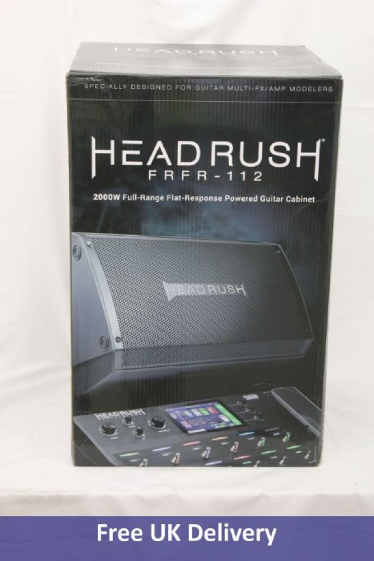 HeadRush FRFR-112, 12" 2000w Monitor, 2 XLR TRS Quarter inch Inputs with Independent Volume Control,