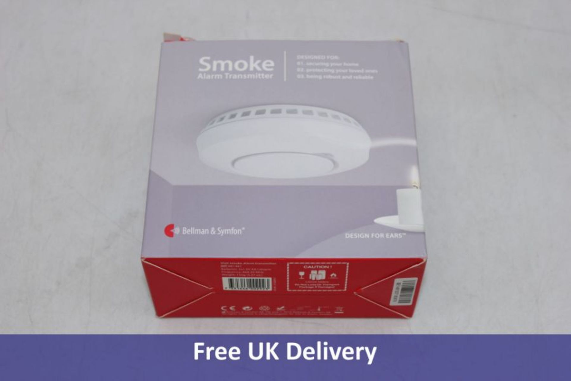 Five Bellman & Symfon Visit Smoke Alarm Transmitters with Heat Sensors