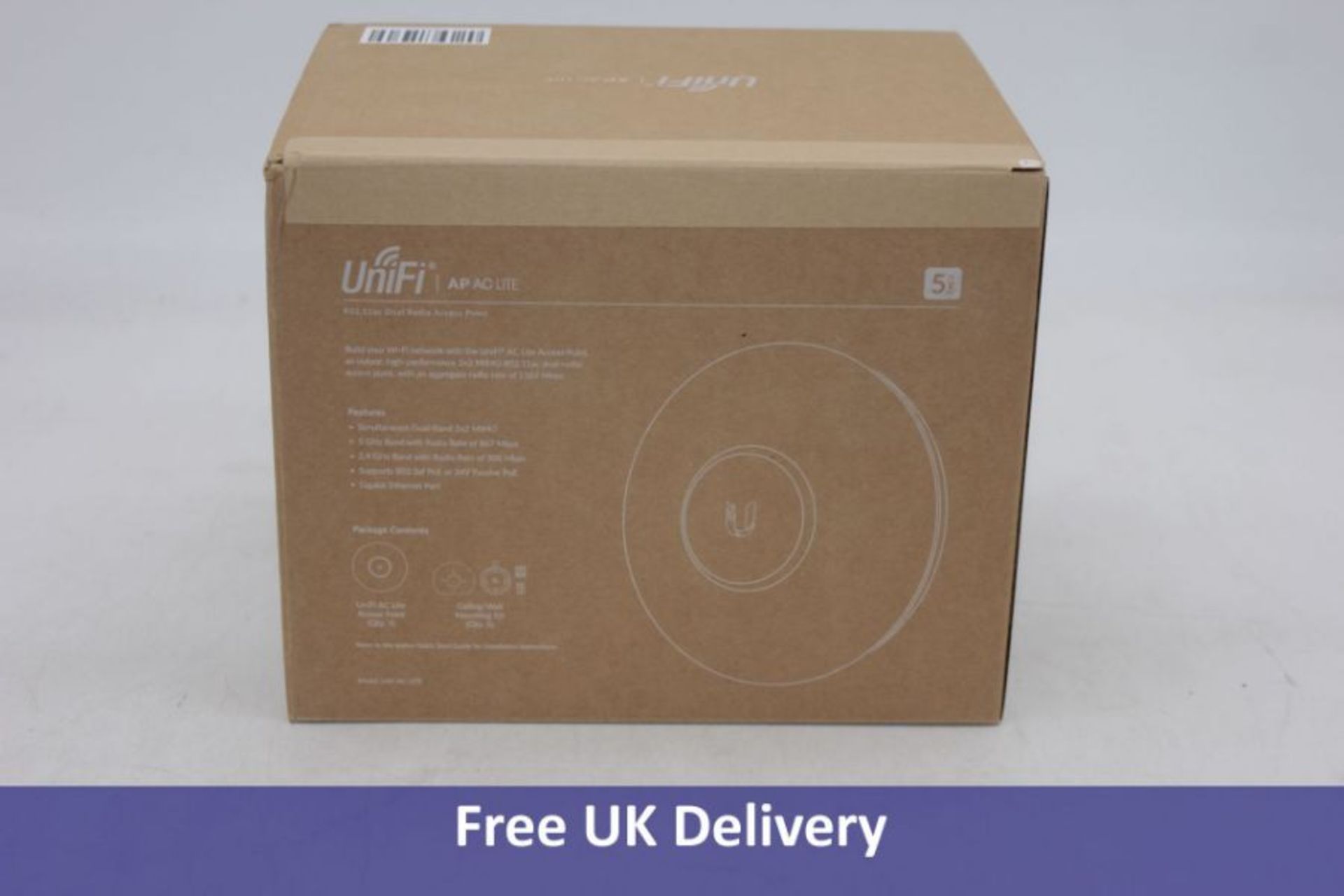 Ubiquiti UniFi AP AC Lite Indoor Access Point, 5 Pack