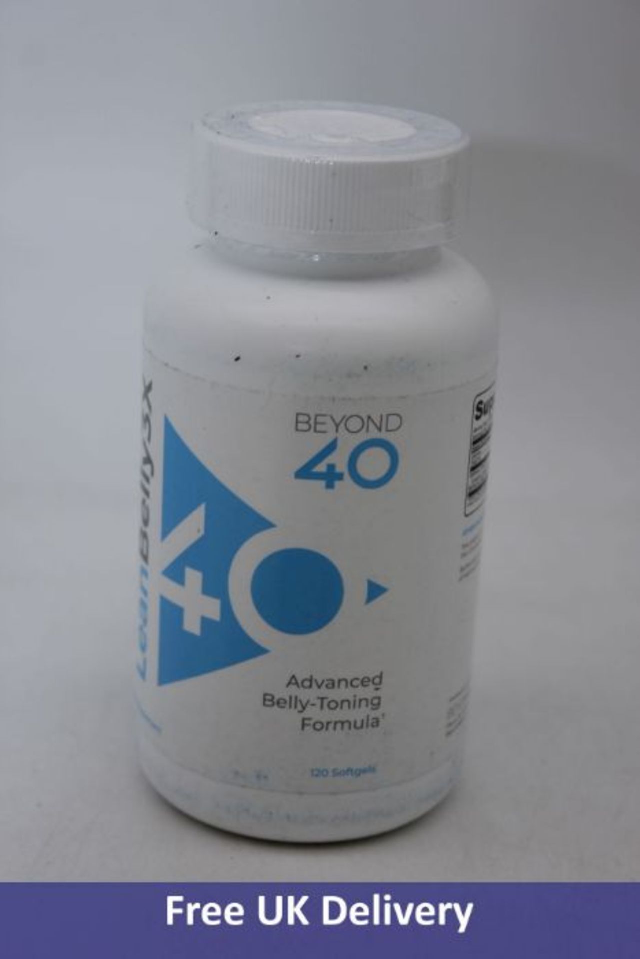 Four Beyond 40 Lean Belly 3x Fat Burning & Diet Weight Loss Supplement, 120 Soft Gels