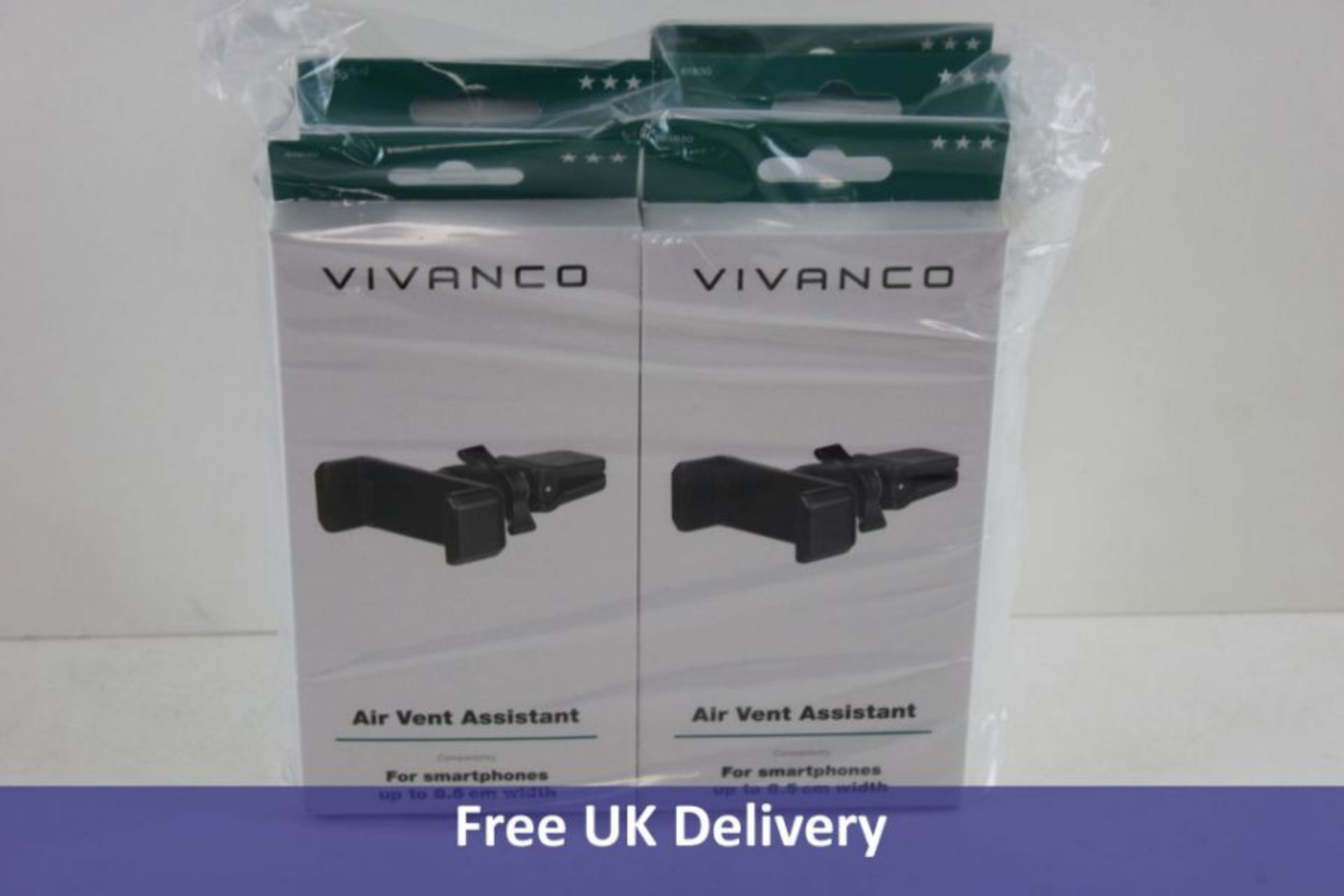 Six Vivanco Phone Car Mount Air Vent Assistants