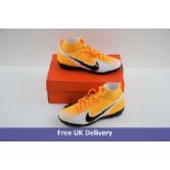 Nike Junior Superfly 7 Academy Football Trainers, Laser Orange, Black and White, UK 4
