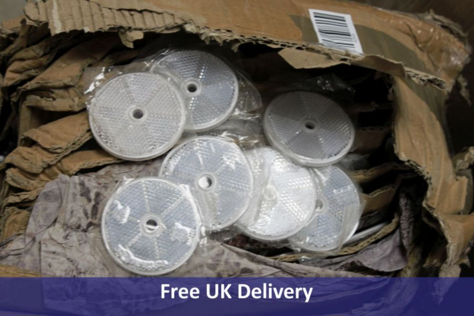Five Hundred Pairs of White Trailer Horse Box Reflectors