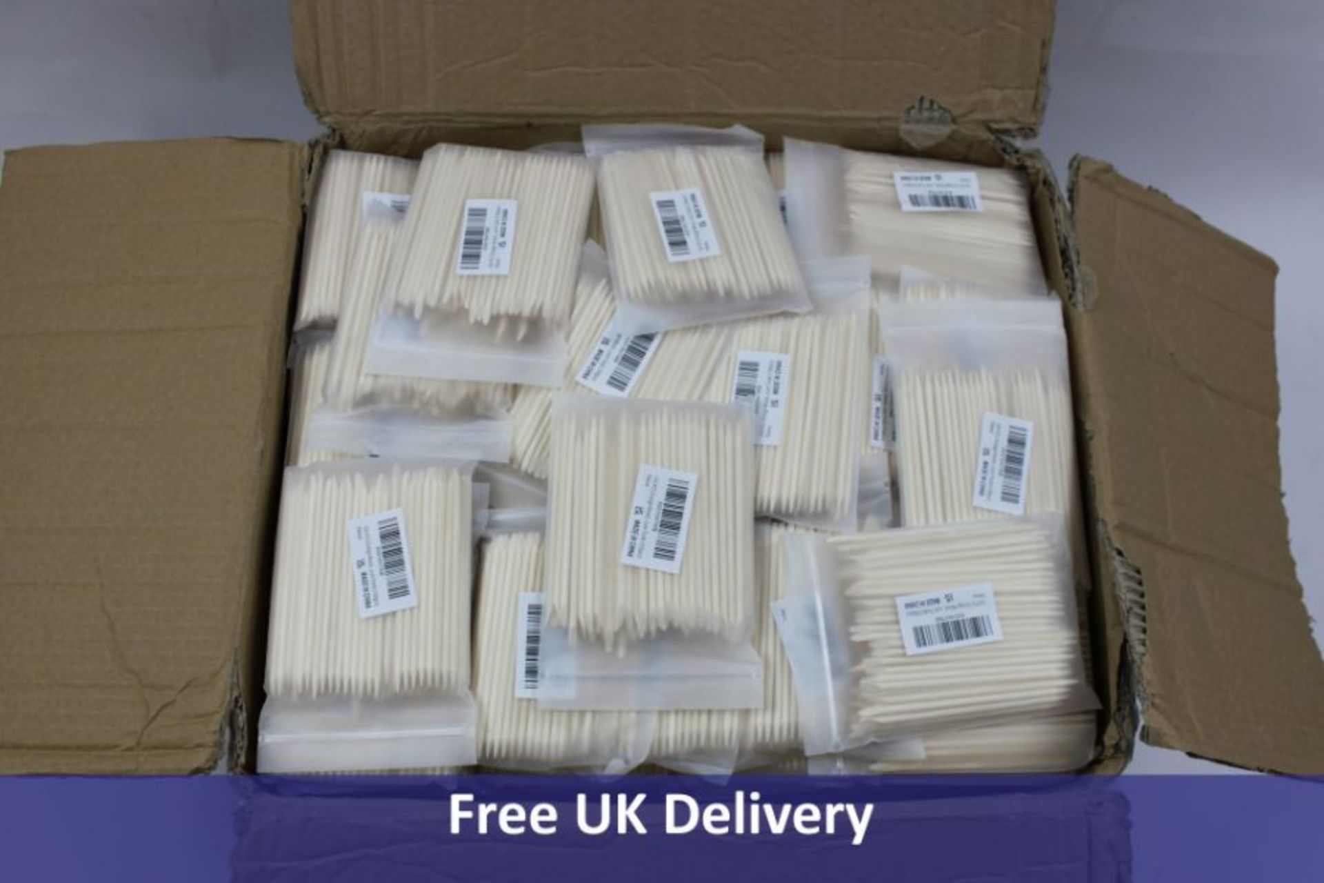 Approx One Hundred Eighty Packs of 100 PCS Orange Wooden Manicure Pedicure Tools