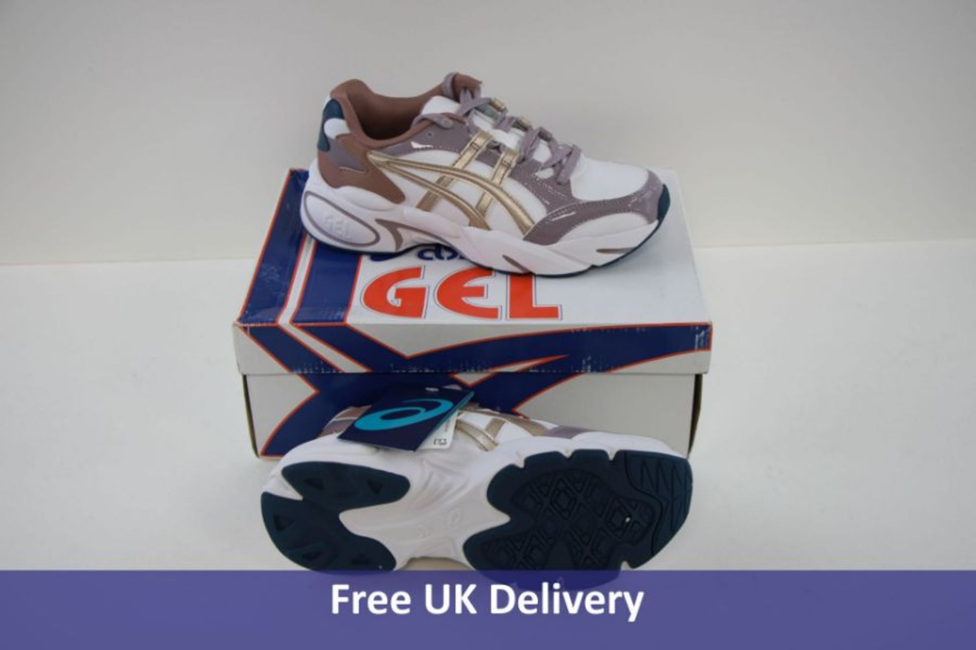 Asics Women's Gel BND Trainers, White and Frosted Almond, UK 5
