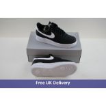 Nike Women's Air force 1 '07 Trainers, Black and White, UK 5.5