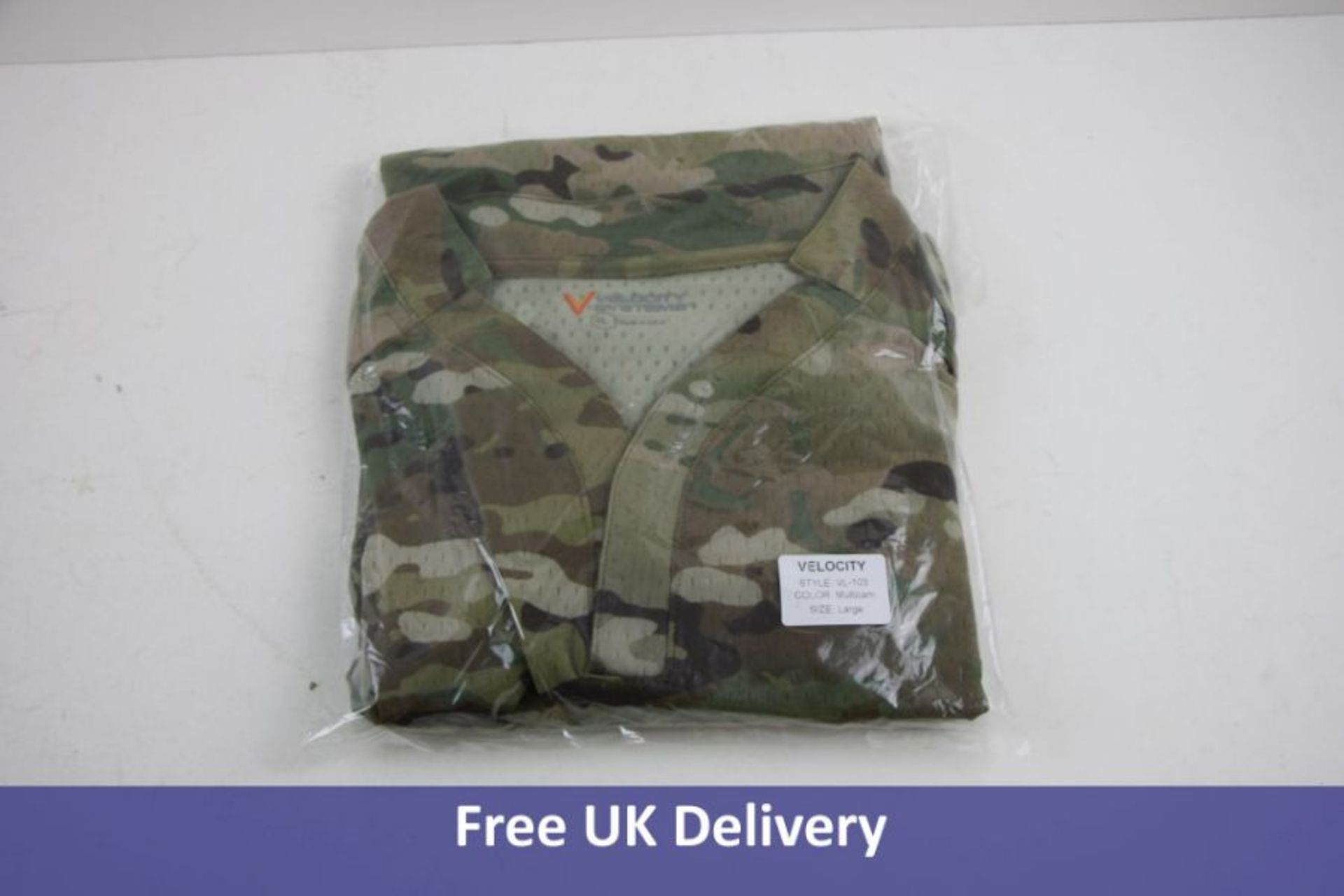 Velocity Systems Boss Rugby Top, Multicam, Size L