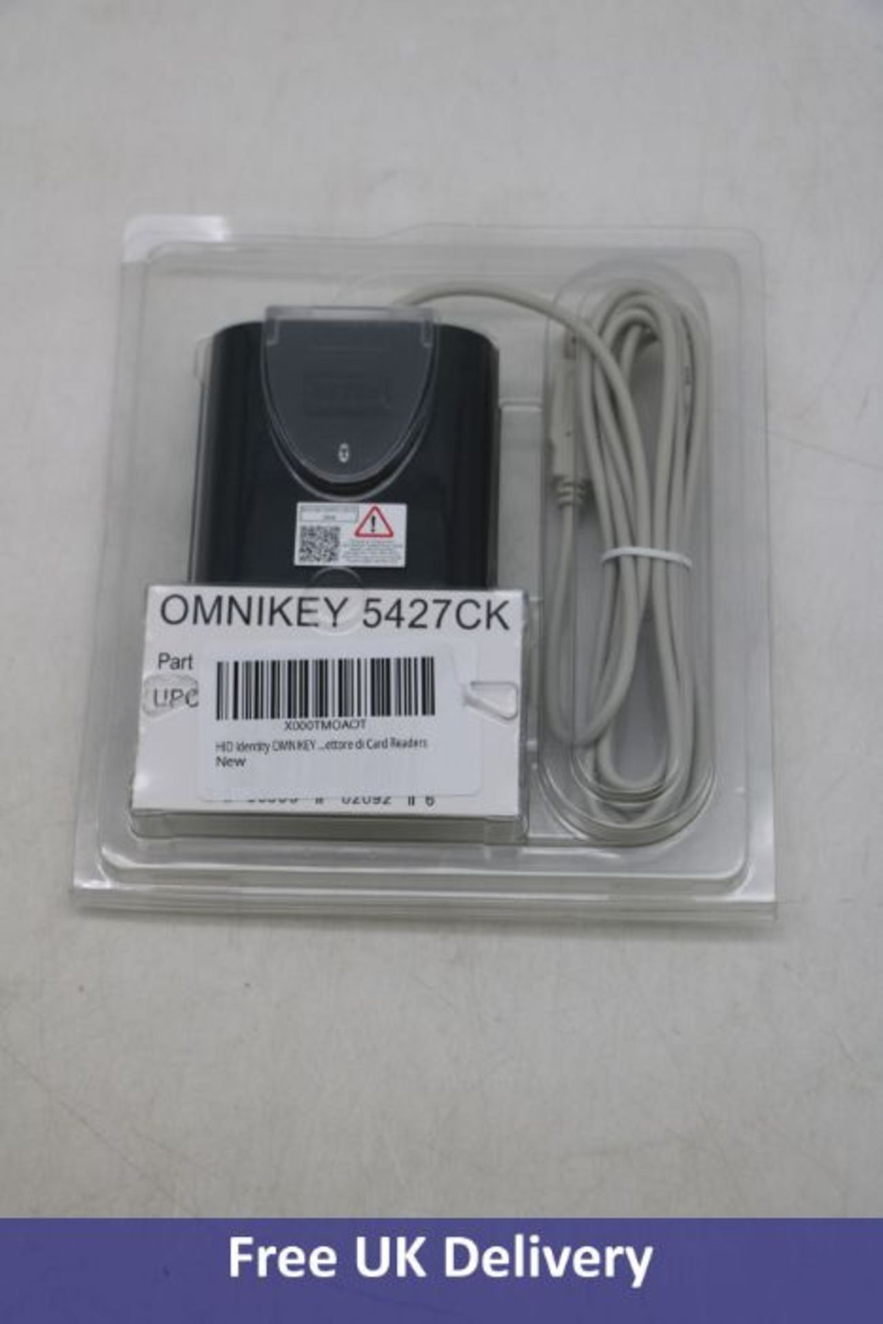 HID Omnikey 5427 Contactless Smart Card Reader With Usb 2.0, Removable Card Retainer, Dual Freq Read