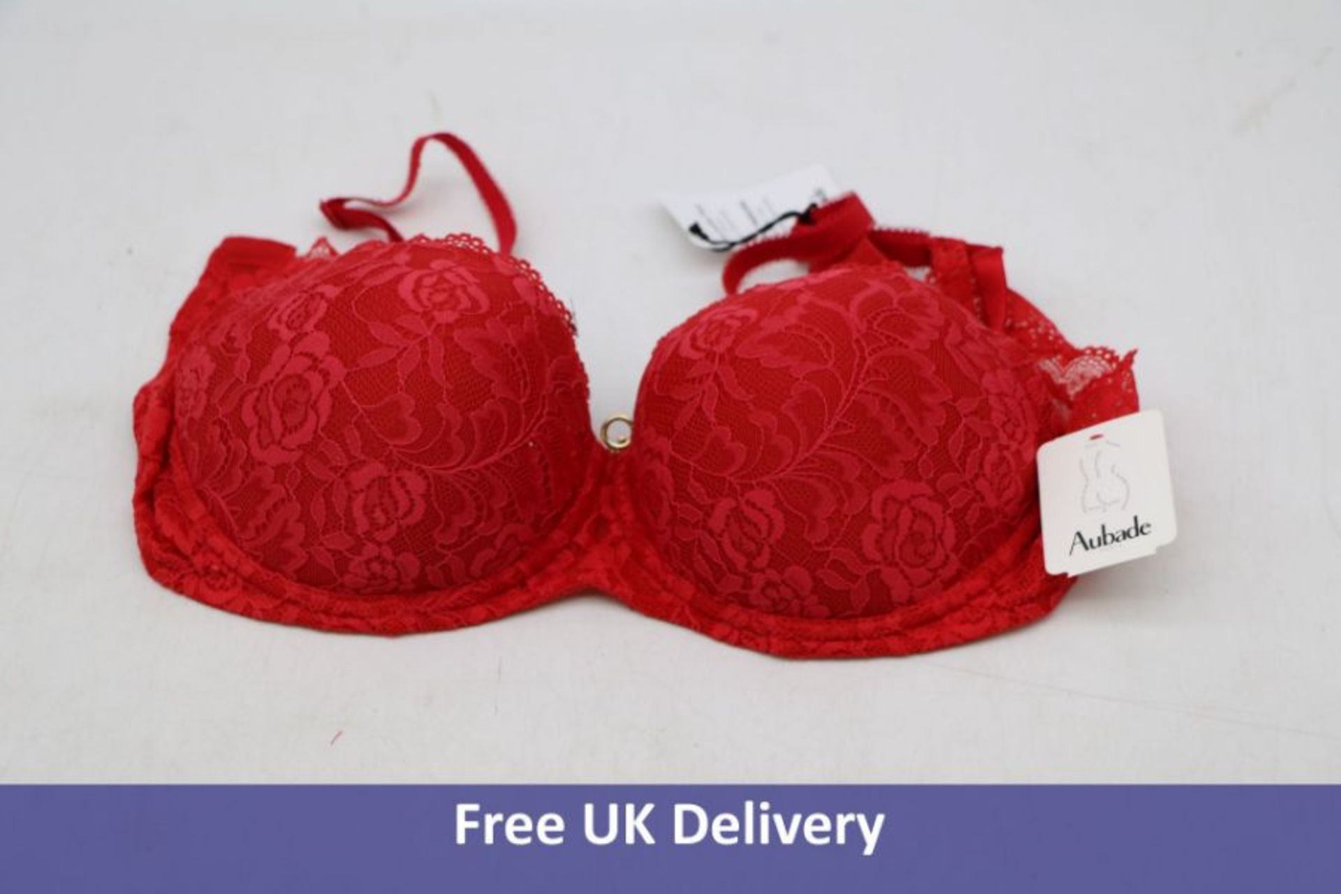 Six items of Aubade Women's Underwear to include 1x Au Bal De Flore T-Shirt Spacer Bra, Black, UK 32 - Image 3 of 6