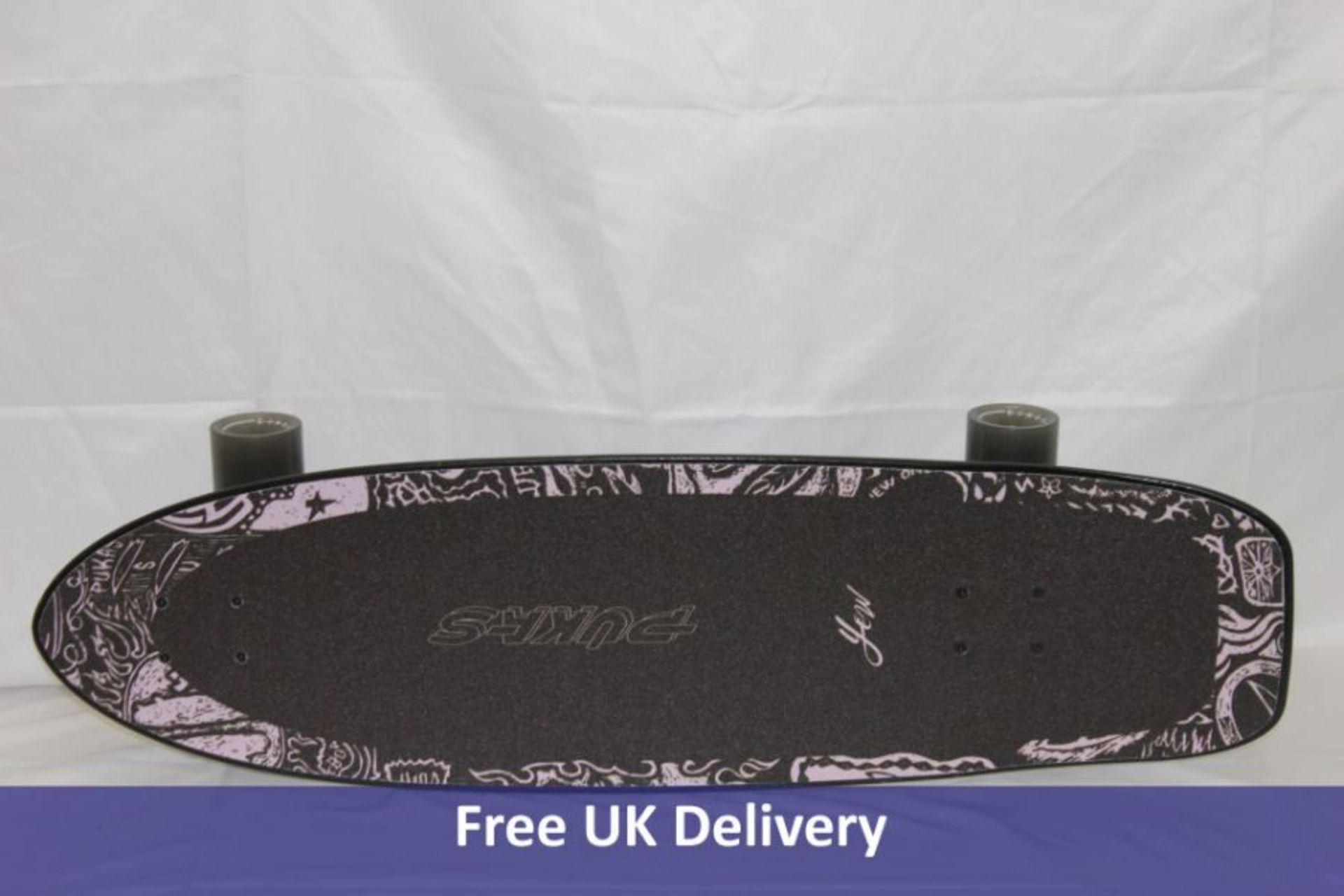 Yow Dark 34.5" Skateboard, Black/Pink