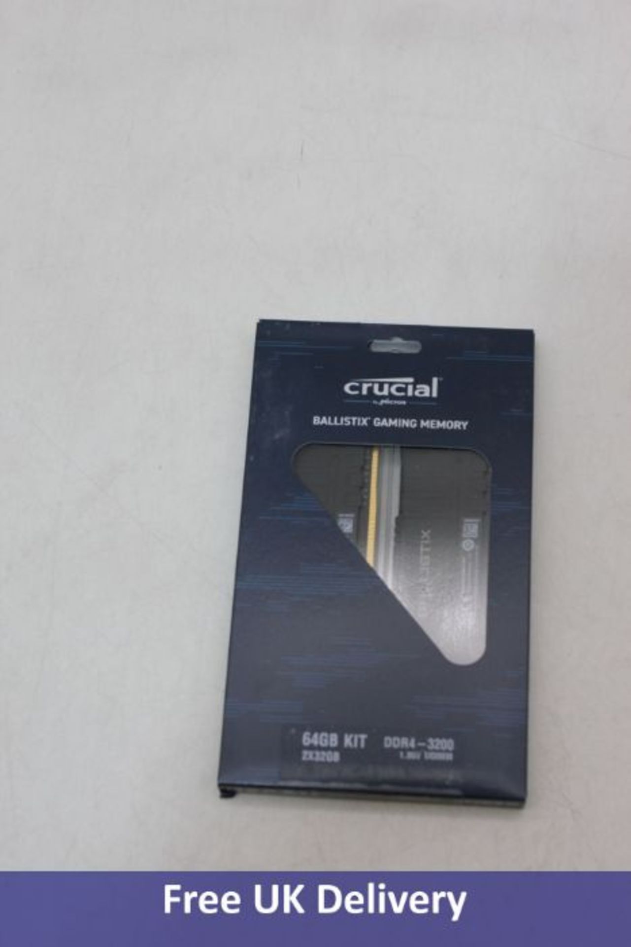 Crucial Ballistix 64GB 2x32GB, DDR4-3200 Gaming Memory, Dual Channel Kit, 1.35v