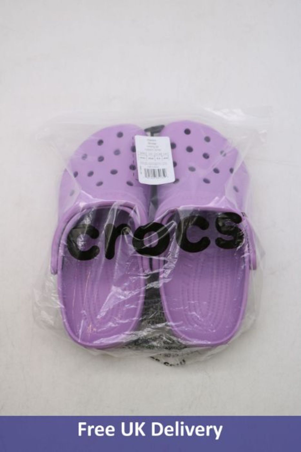 Two Crocs Unisex Classic Slippers Orchid, Purple, EU Includes 1x 38/39 & 1x 39/40