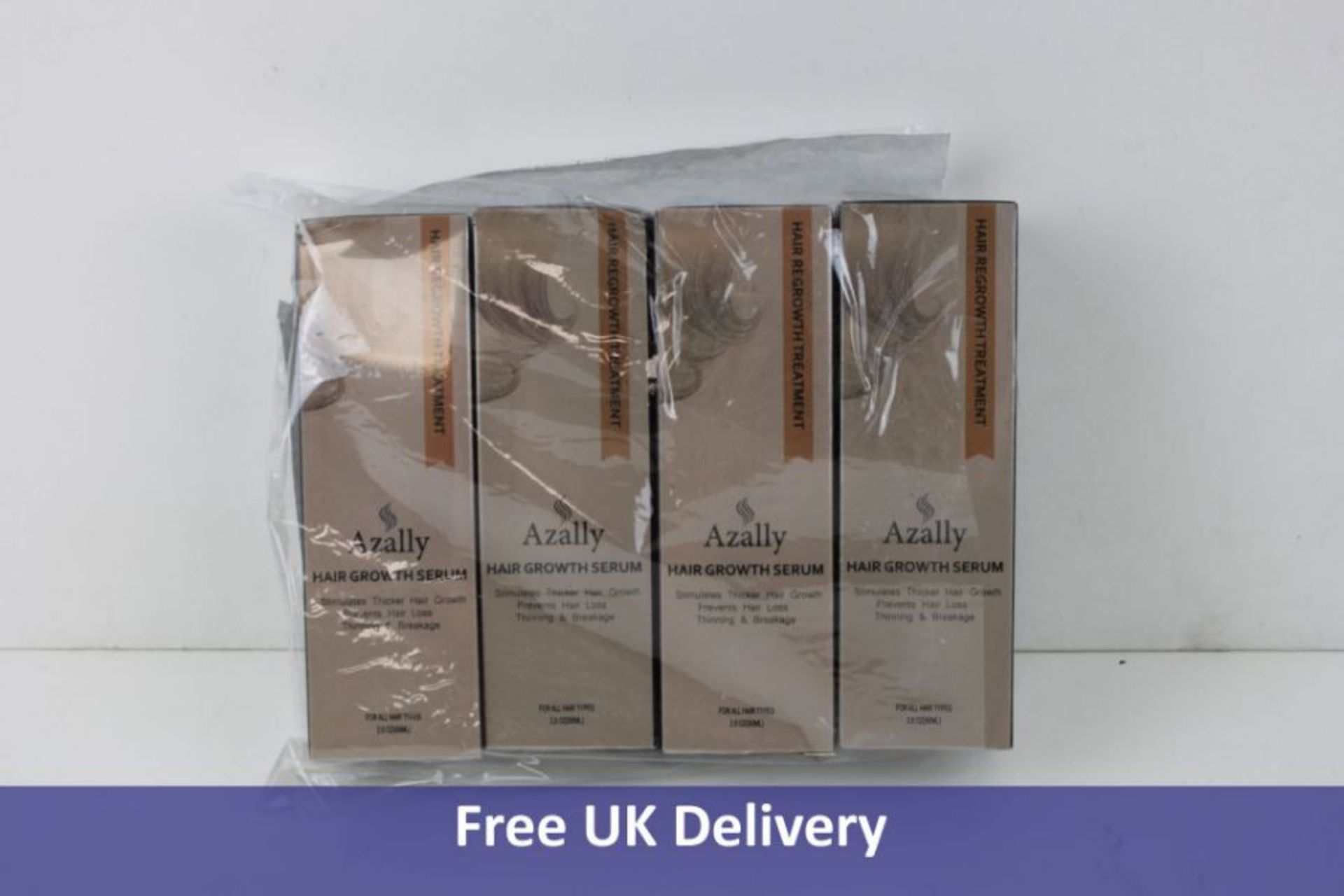 Four Azally Hair Growth Serums For All Hair Types, 60ML