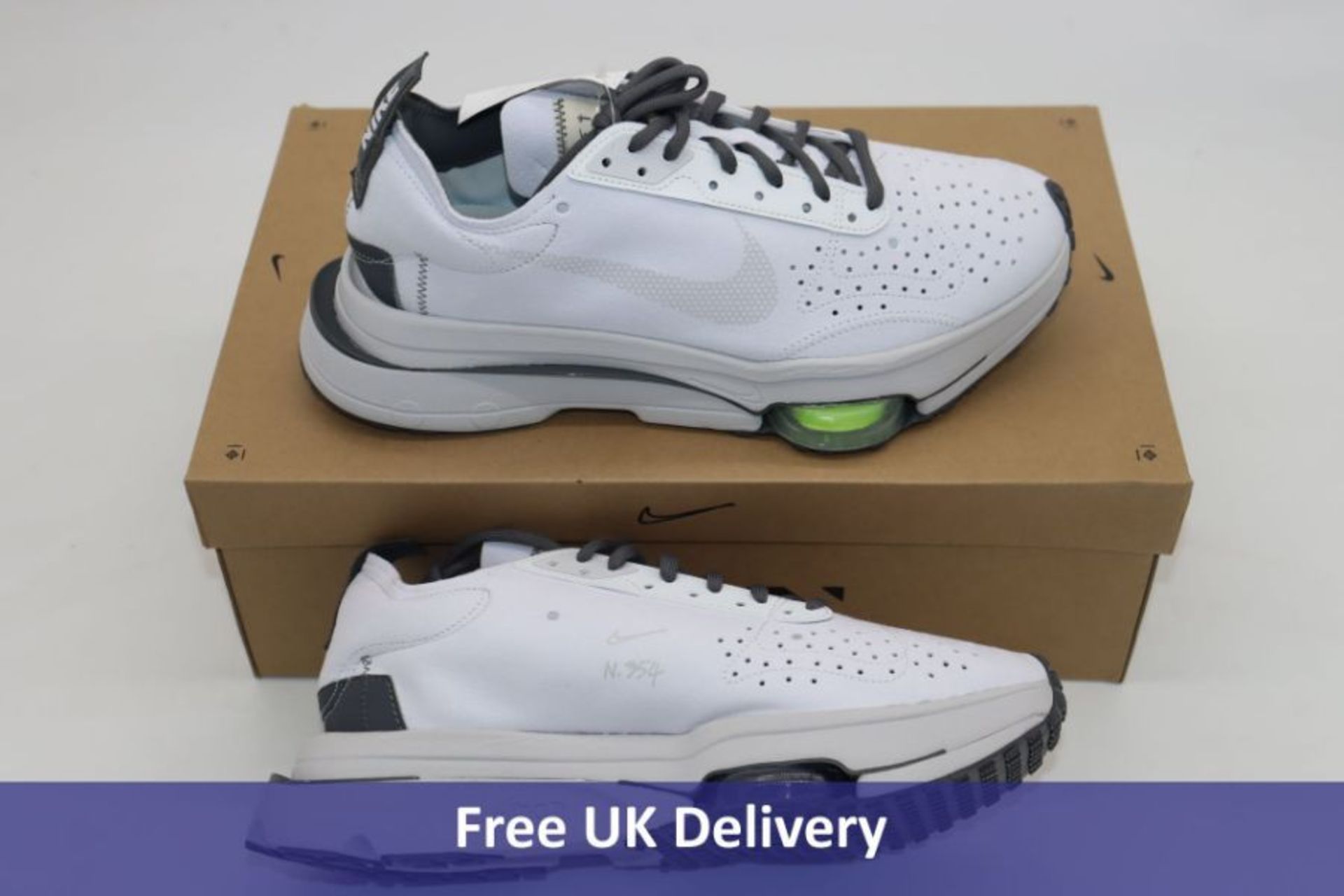 Nike Air Zoom - Type Trainers, CJ2033 100, White/Grey, UK 7.5