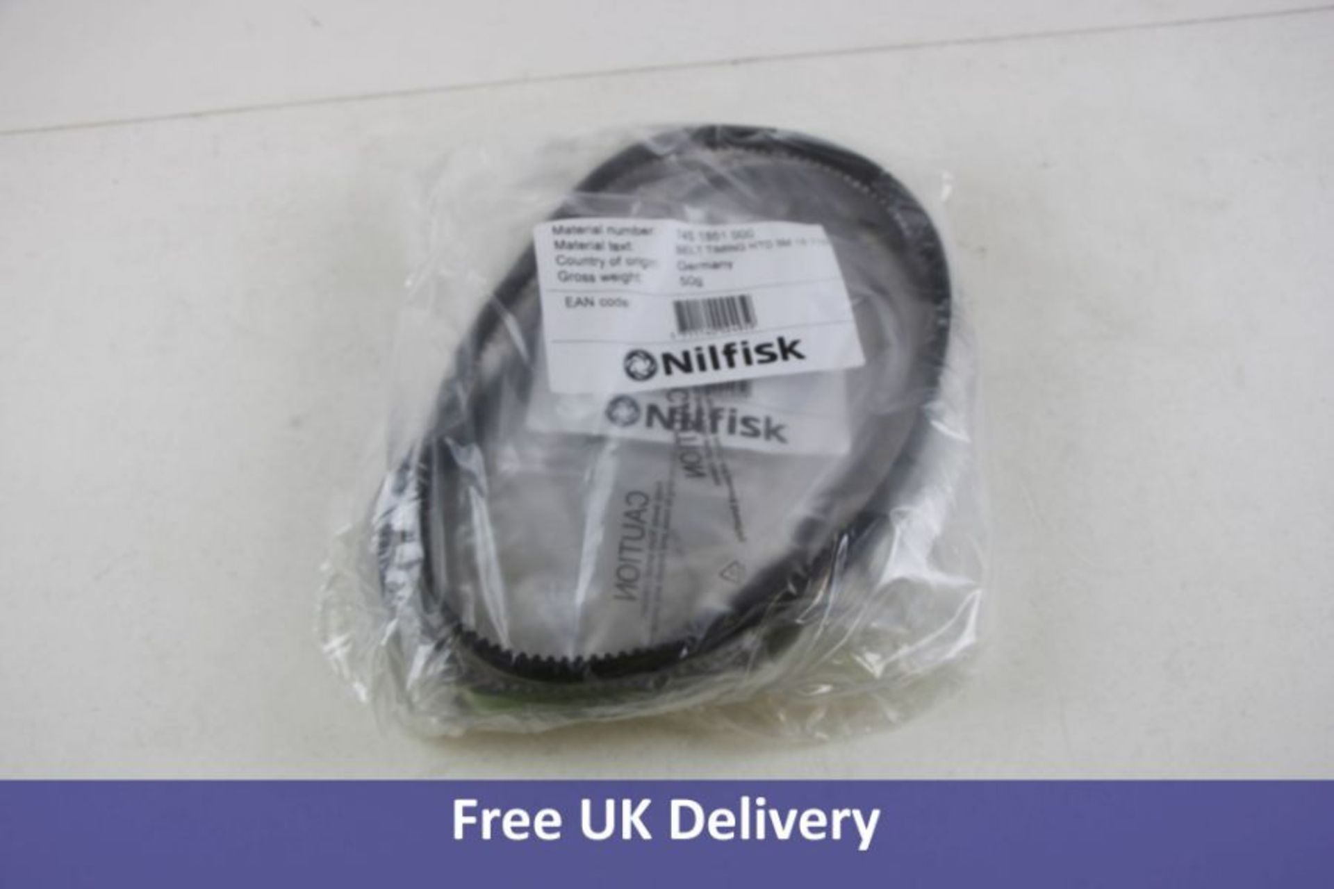 Three Nilfisk Alto toothed Timing Belts, 145 1851 000