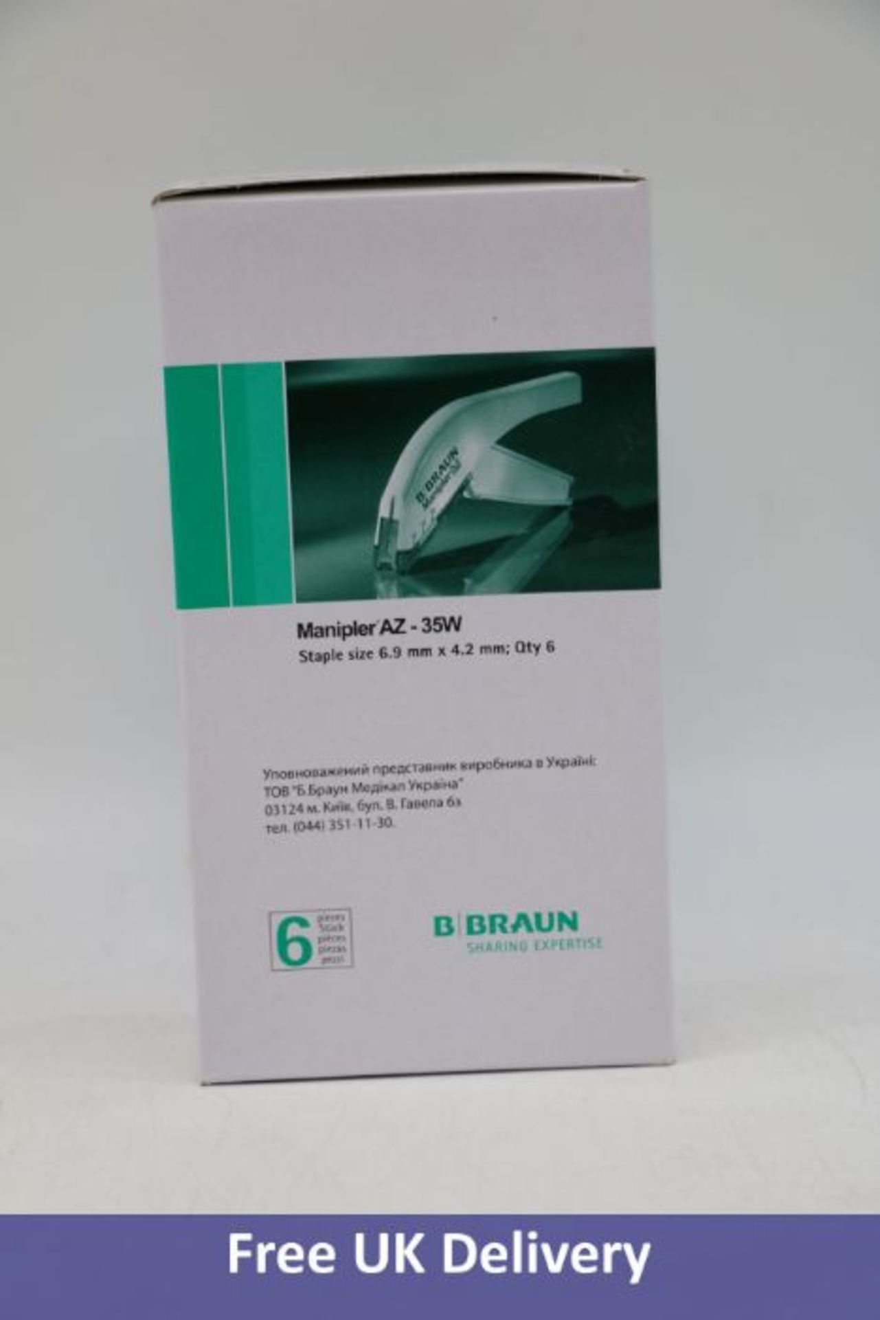 Four Braun Manipler AZ – 35W Skin Staplers, 6 Per Pack