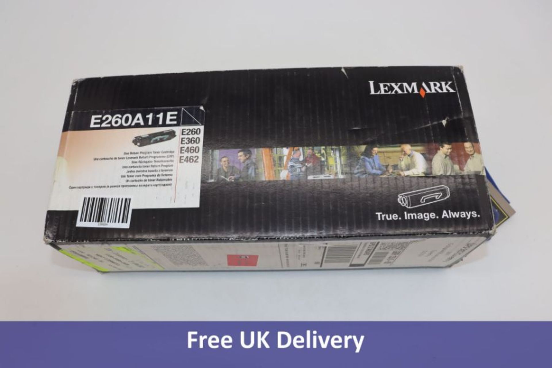 Lexmark E260A11E Black Toner Cartridge, Original