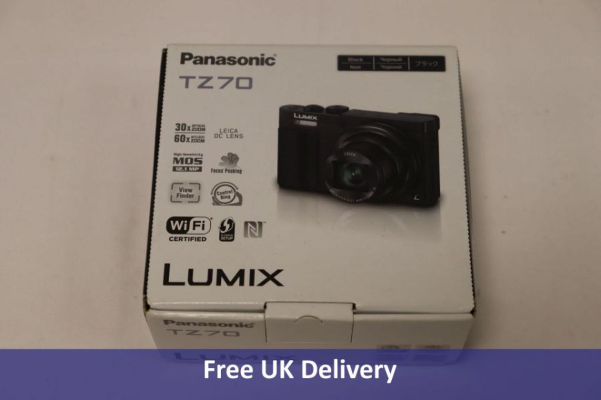 Panasonic Lumix TZ70, Black