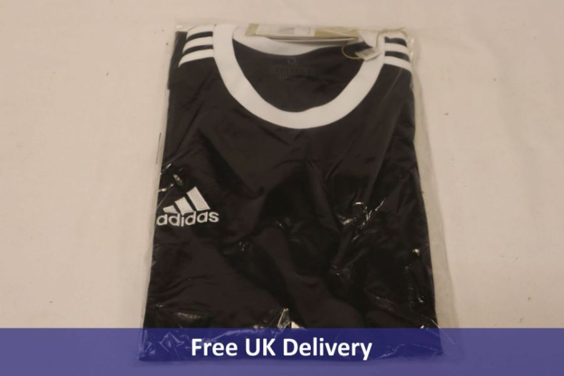 Five Adidas Squad 17 SS T-Shirt, Black, Medium