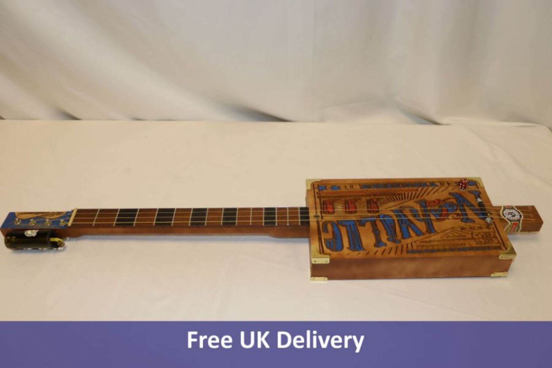 Matteacci's Nashville 4tpv Cigar Box Guitar, with Certificate