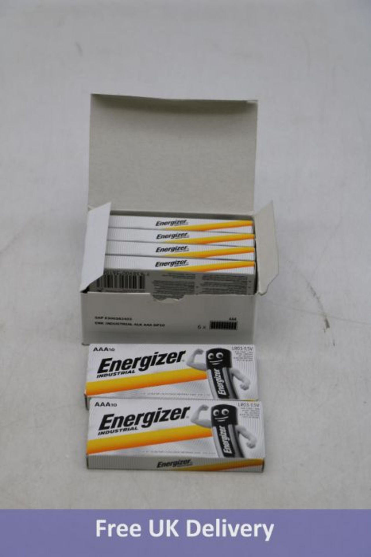 Fifty Four Energizer Industrial AAA LR03 Box Of 10 Batteries
