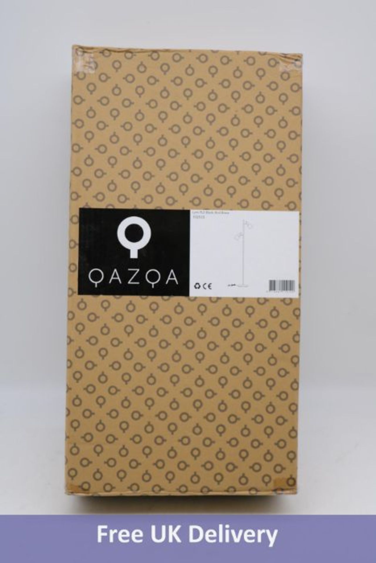 Four Qazqa Lamp items to include 1x Lynn Modern Floor Lamp 2 lights H 1560 mm, Gold/brass, 1x Pallon