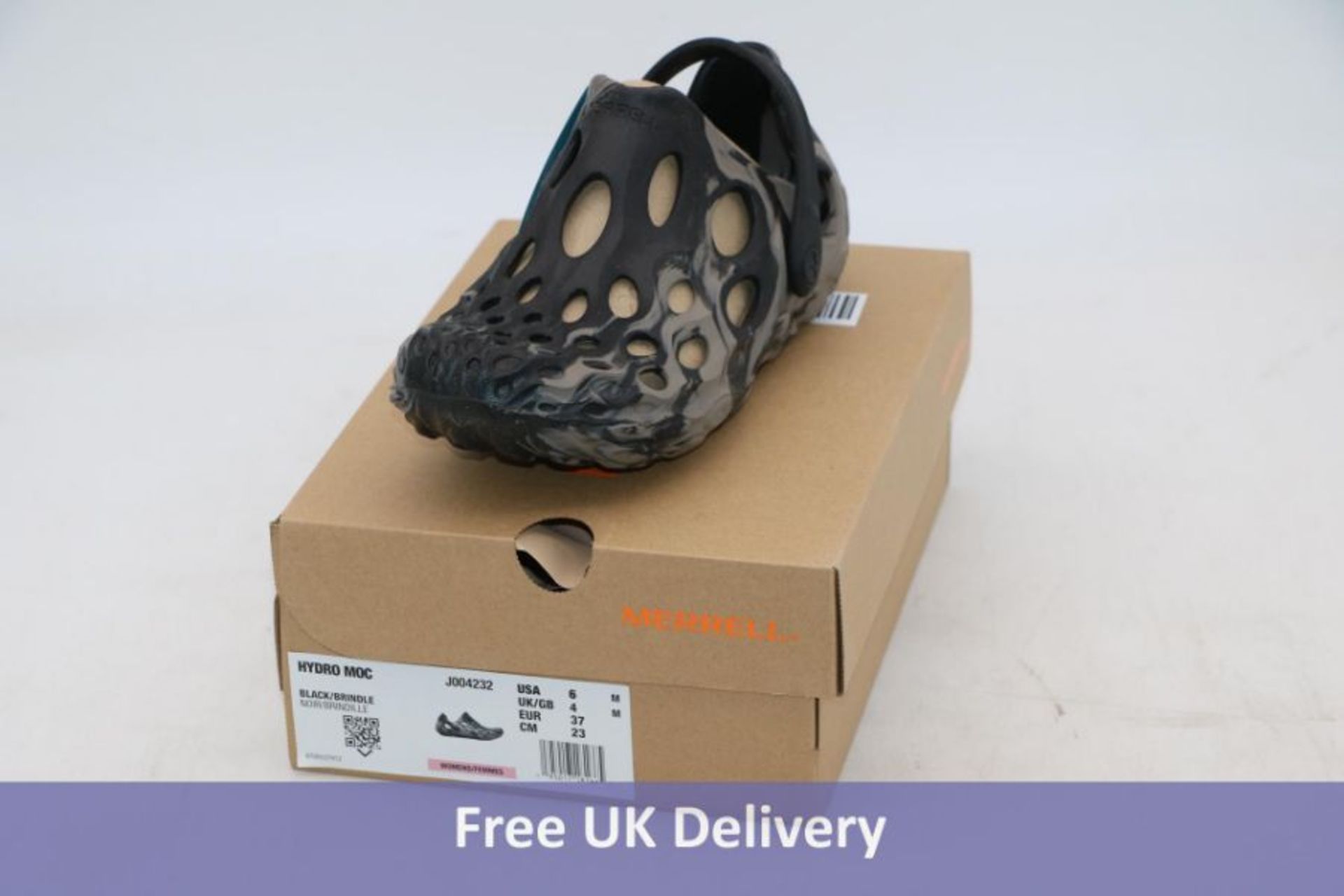Three Merrell Hydro Moc Women's Sandals, Black/Brindle, 1x UK 4, 2x UK 5