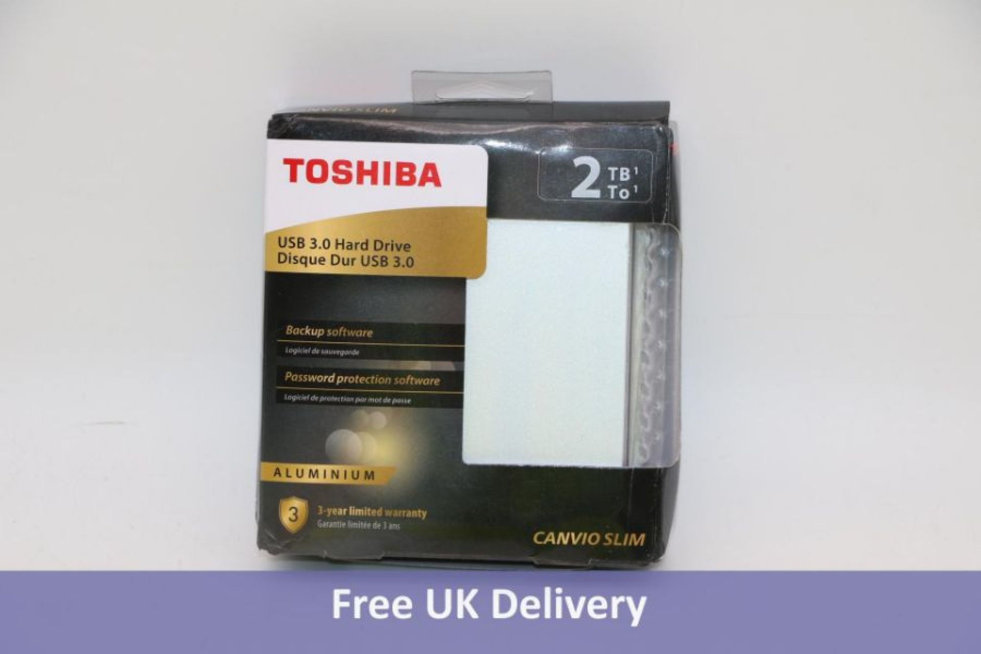 Toshiba USB 3.0 Hard Drive, Canvio Slim