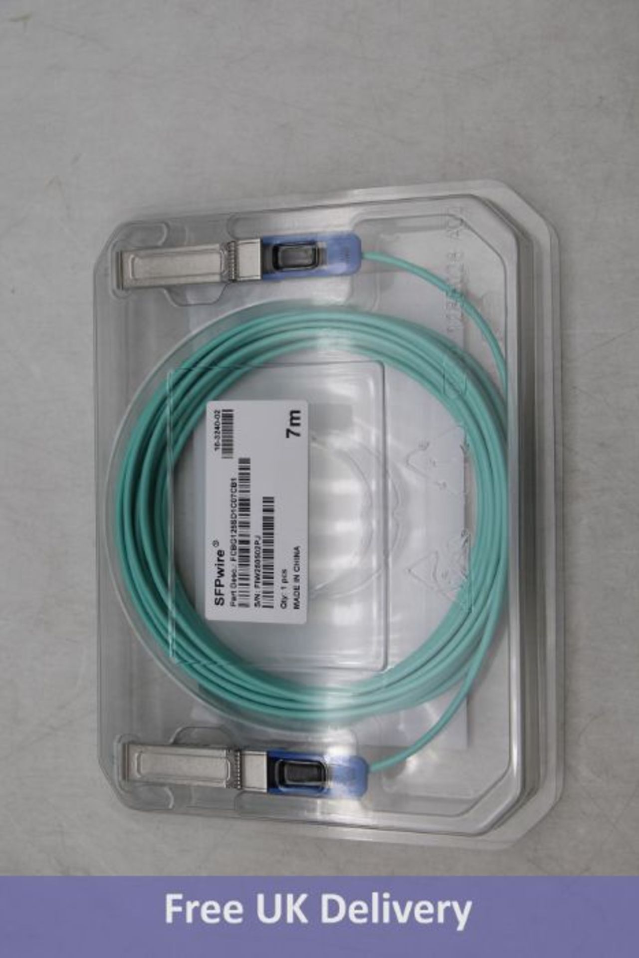Ten Cisco SFP-25G-AOC7M= 7m SFP28 Active Optical Cables - Image 9 of 10