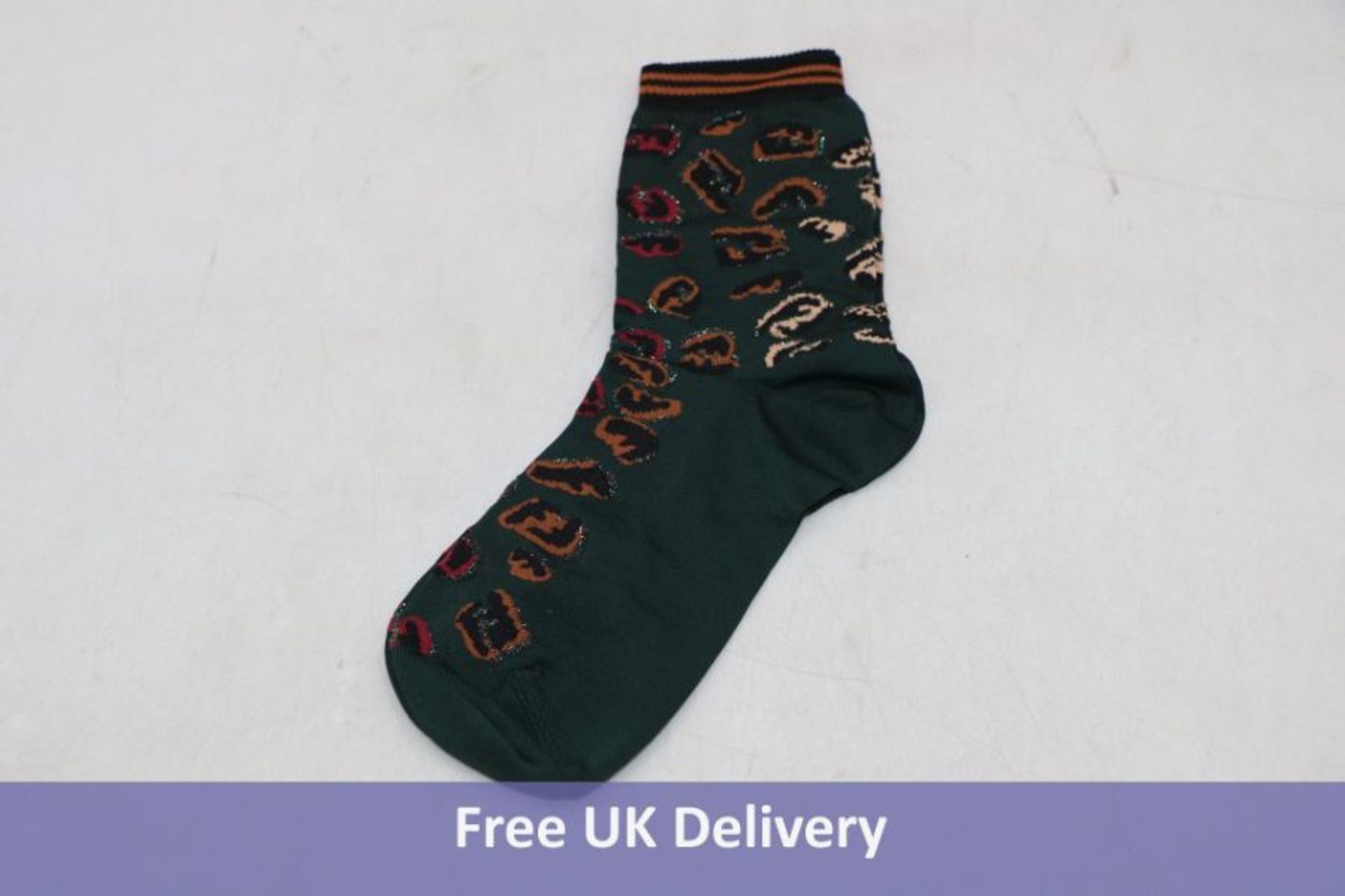 Three Fendi Socks Knitted, Green - Image 3 of 3