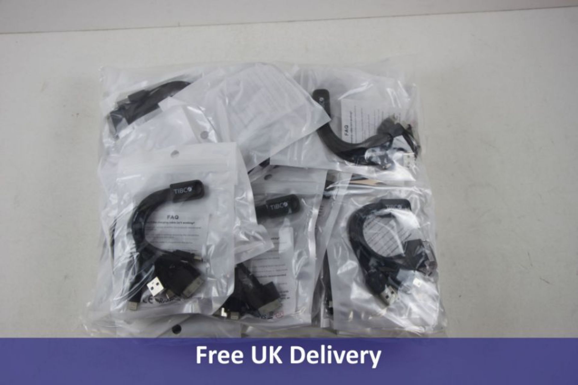 Forty Tibco Multi Charging Cables, 6 in 1