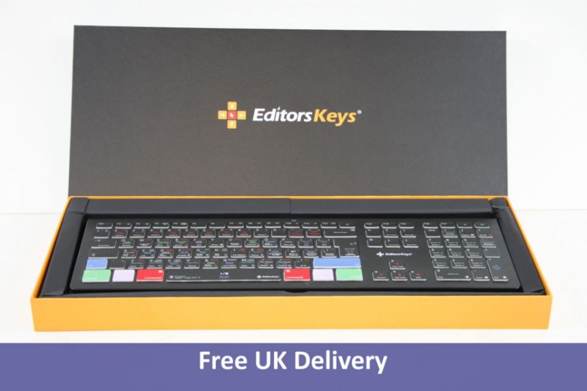 EditorsPro Logic Pro X Backlit Keyboard for Mac, UK Layout