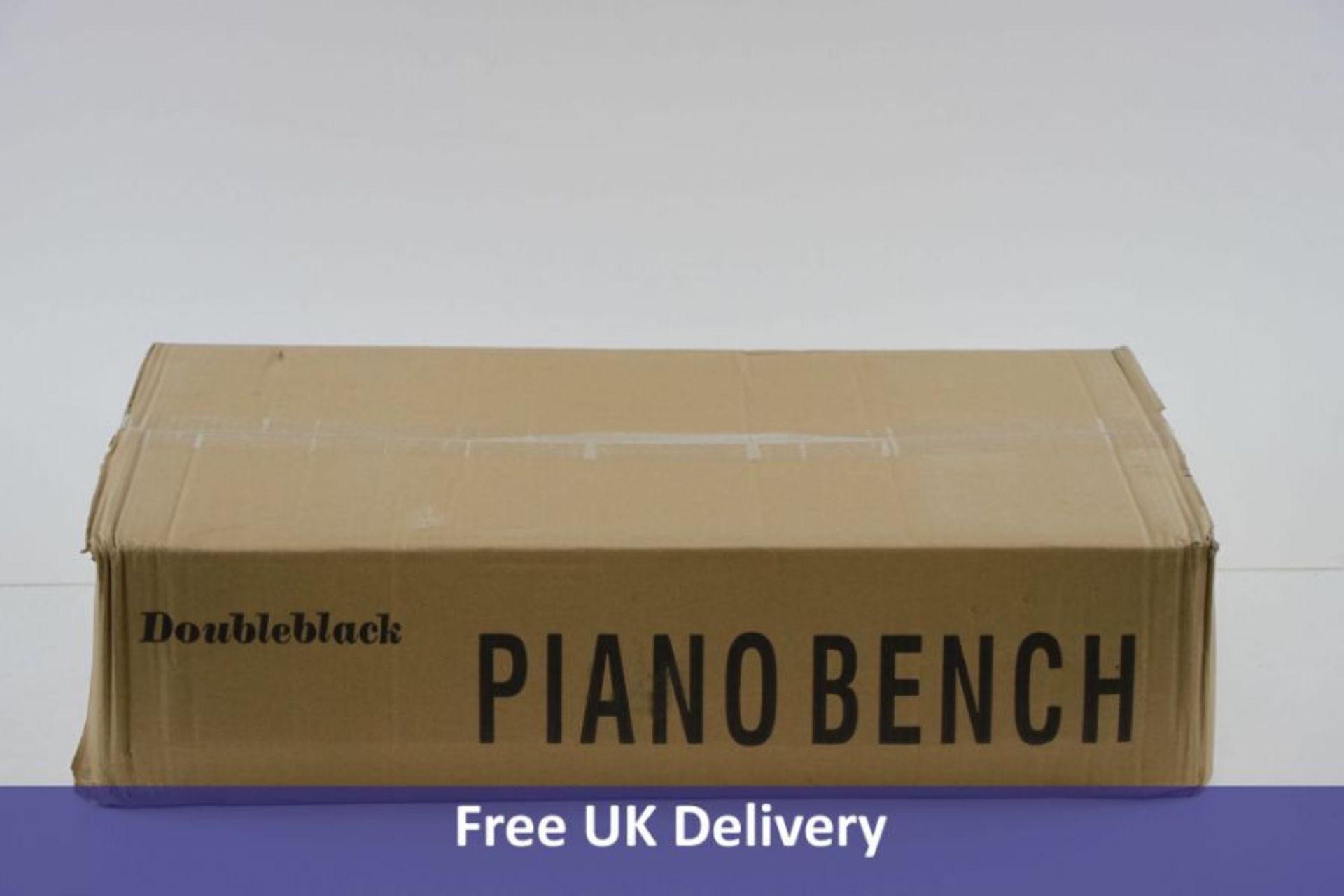 Doubleblack Piano Bench, 68x34x16.5cm, Black