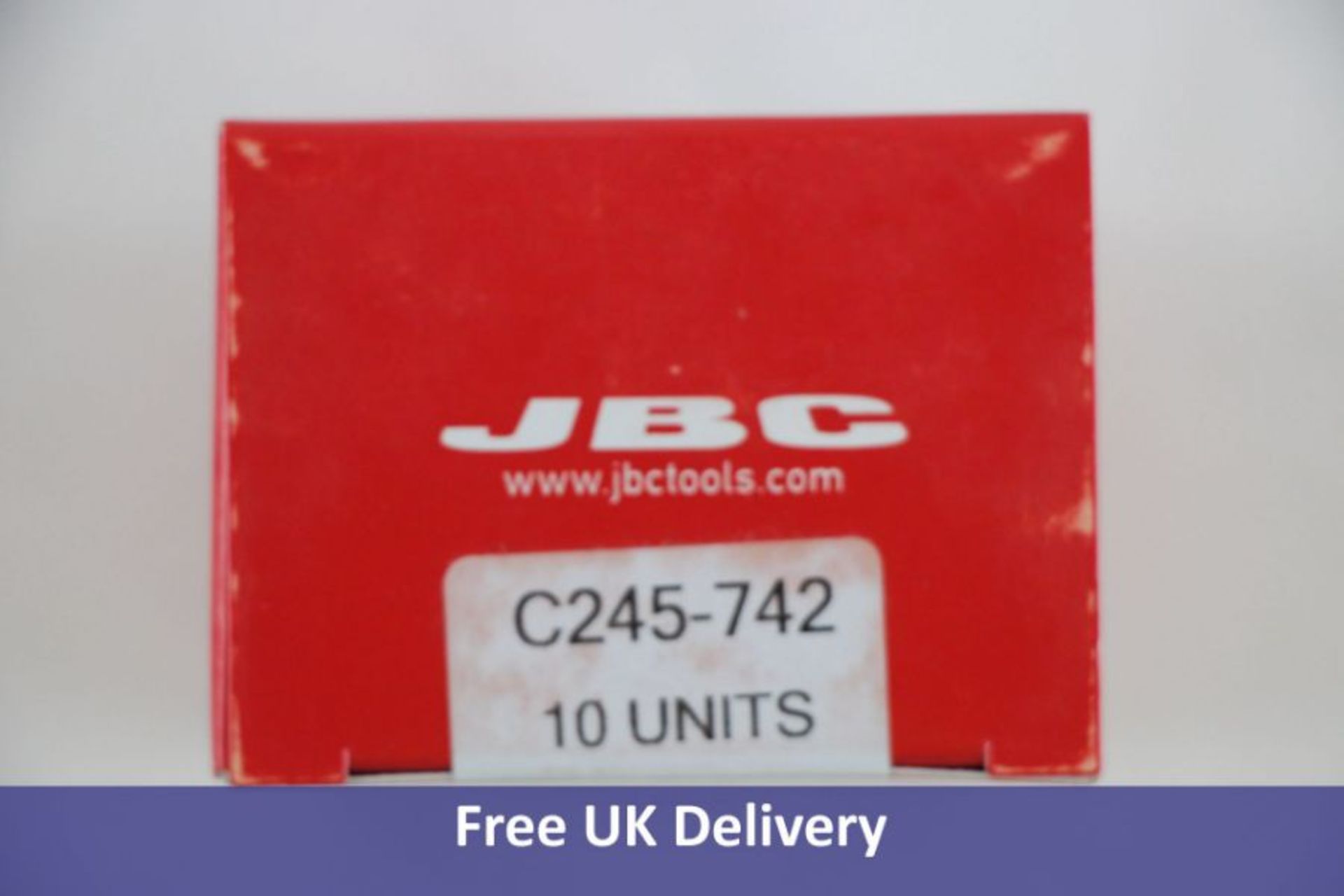 Box of Ten JBC C245742 Tip Cartridges, 0.8 x 0.6mm