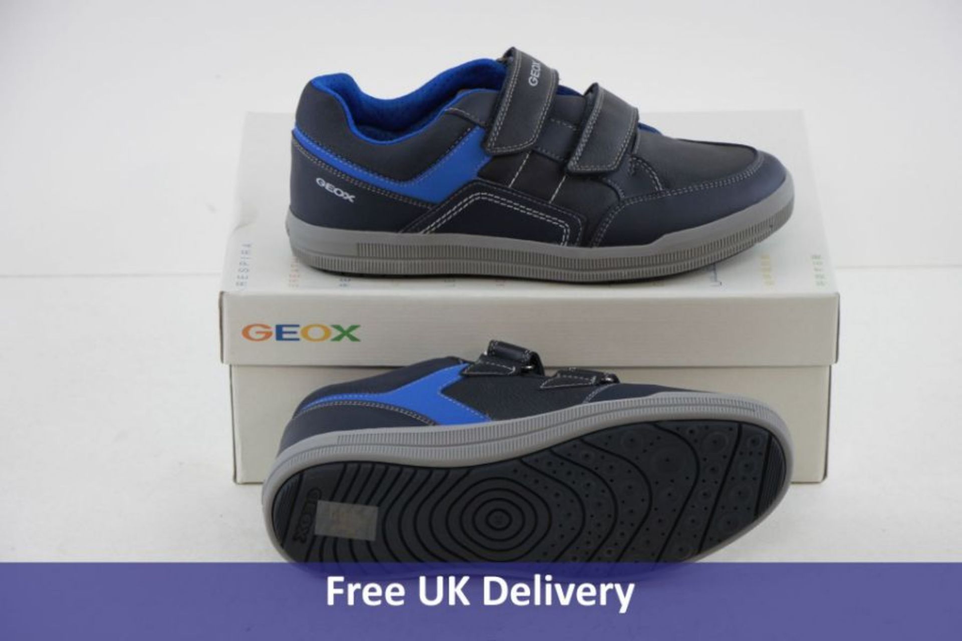 Geox Kids J Arzach B Shoes, Navy, Royal, UK 5