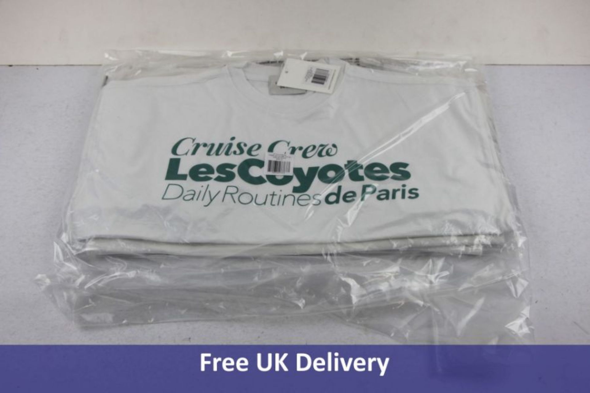 Three Les Coyotes De Paris Girl's T-Shirts, Loose Evelyn White, Size 14 Years