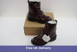 Schuh Women's Aspen Boots, Burgundy, UK 4