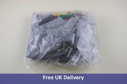 Three United Colors Of Benetton Children's Jumpers, Grey And Rainbow, 1x Age 4-5 Years, 1x 10-11 Yea