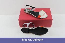Roger Vivier, Women's, Sandals Leather Multi Colour, UK 4, Box Damaged