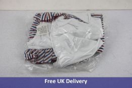 Two Items Jacadi Children's Girls Clothing, to include, 1x Striped Skirt, Red White And Blue, Size 1
