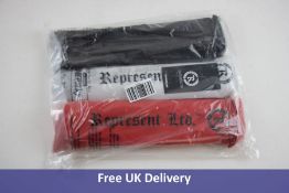 Three Represent Original Classic Nunchucks Limited Edition to include 1x Black Wood, 1x White Wood a