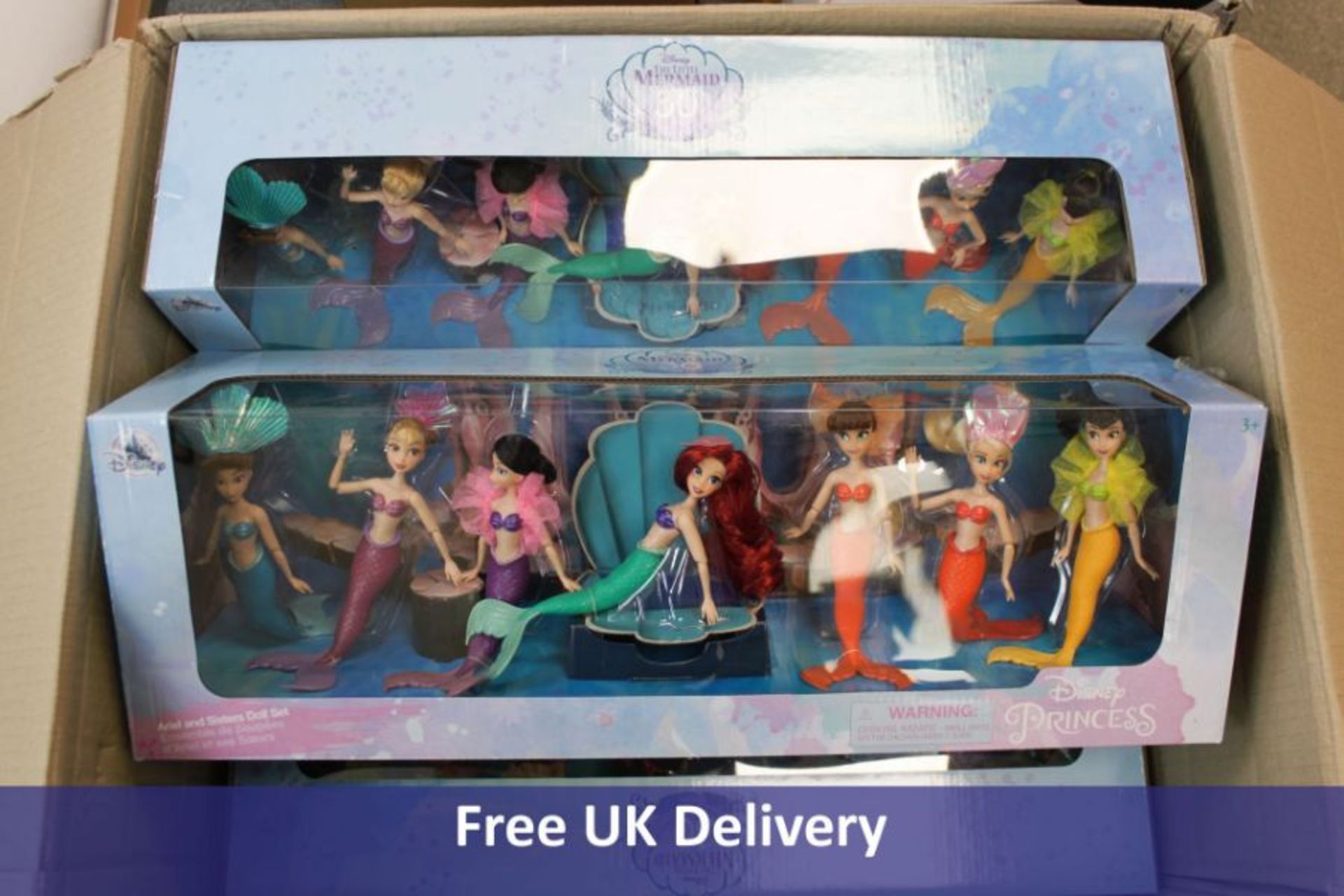 Five The Little Mermaid. Ariel and Sisters Doll Sets