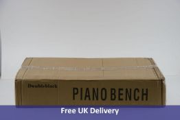 Doubleblack Piano Bench, 78x39x15.5cm, Black