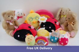 Fifteen Assorted Easter Soft toys