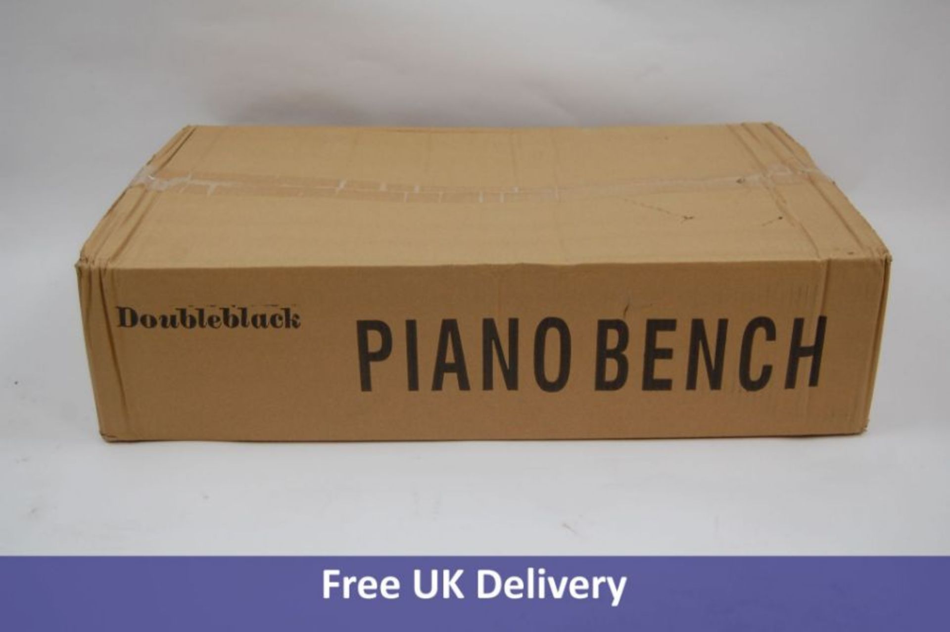 Doubleblack Piano Bench, 68x34x16.5cm, Black