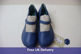 Gudrun Sjoden Strap Shoes, Blue and Lilac, UK 6