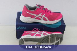 Asics Women's Gel Exalt 5 Trainers, Pink Glo and White, UK 4