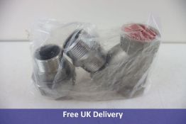 Three Items of Industrial to Include 1x 2 1/2 BSP m/f Union 316, 1x Stainless 1 1/4 CF8M Threaded Fi