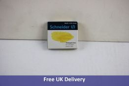 Twenty Sets of 6 Schneider 166125 Lemon Cake Ink Cartridges, Yellow
